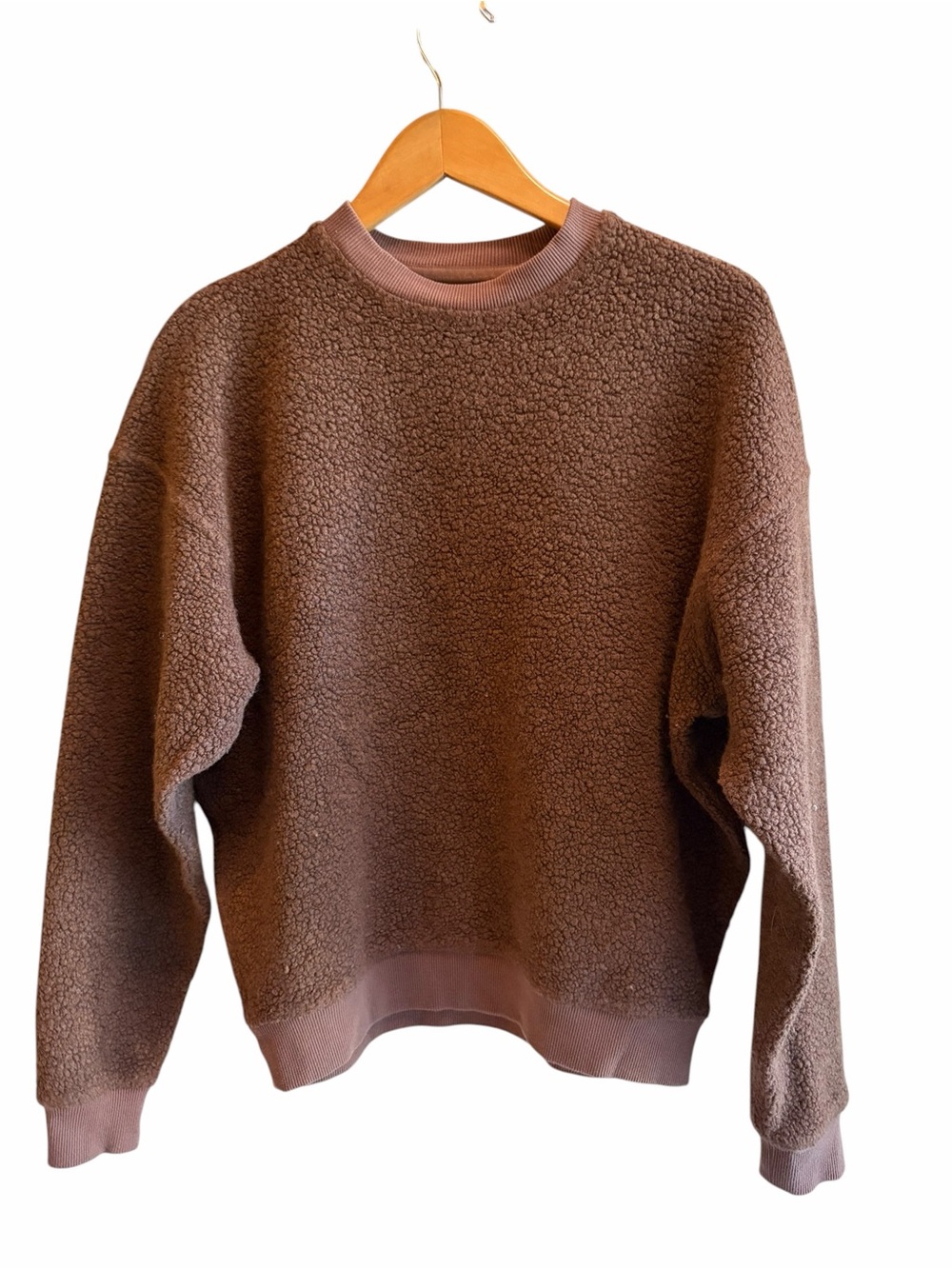 Outdoor Voices Mega Fleece Chocolate Size Small - Picture 2 of 4